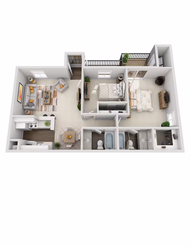 Unit 1702 floor plan